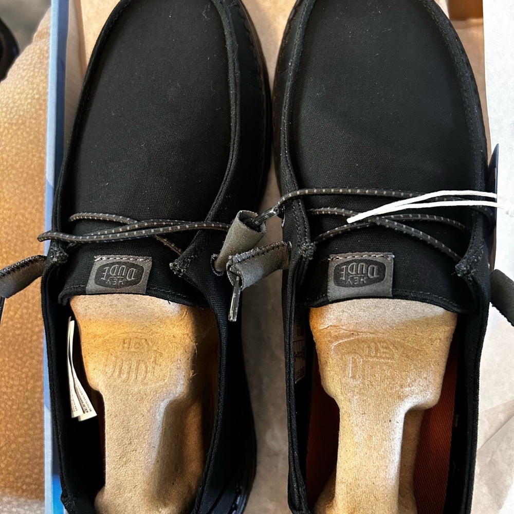 Hey Dude Black Loafers for Women